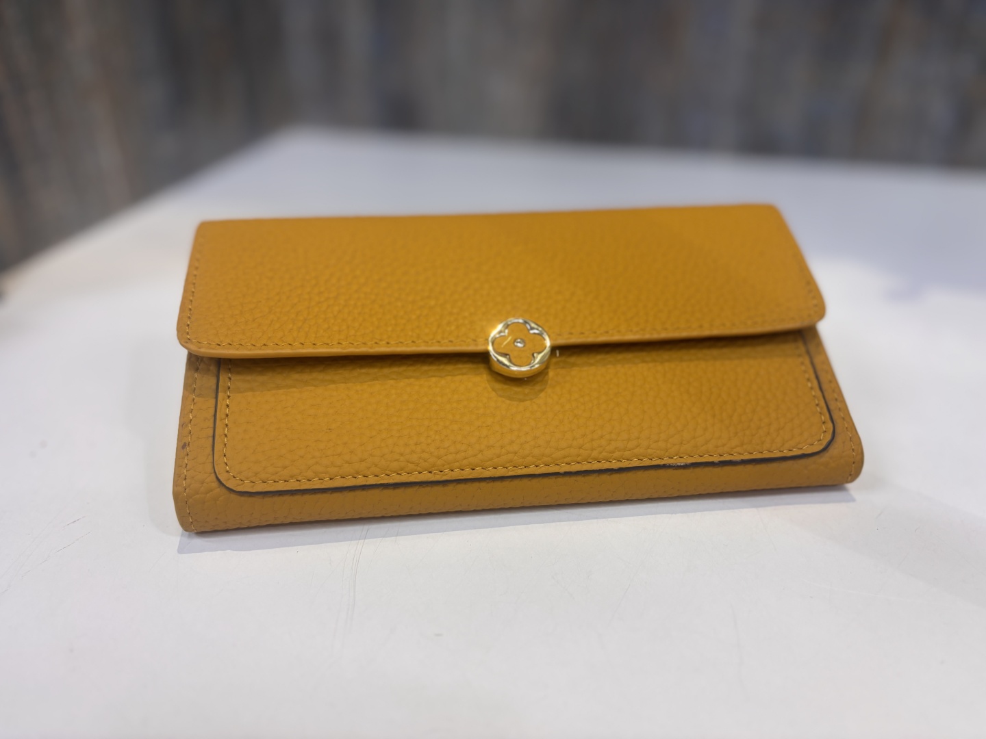 Портмоне Leather Country натуральная кожа горчичный