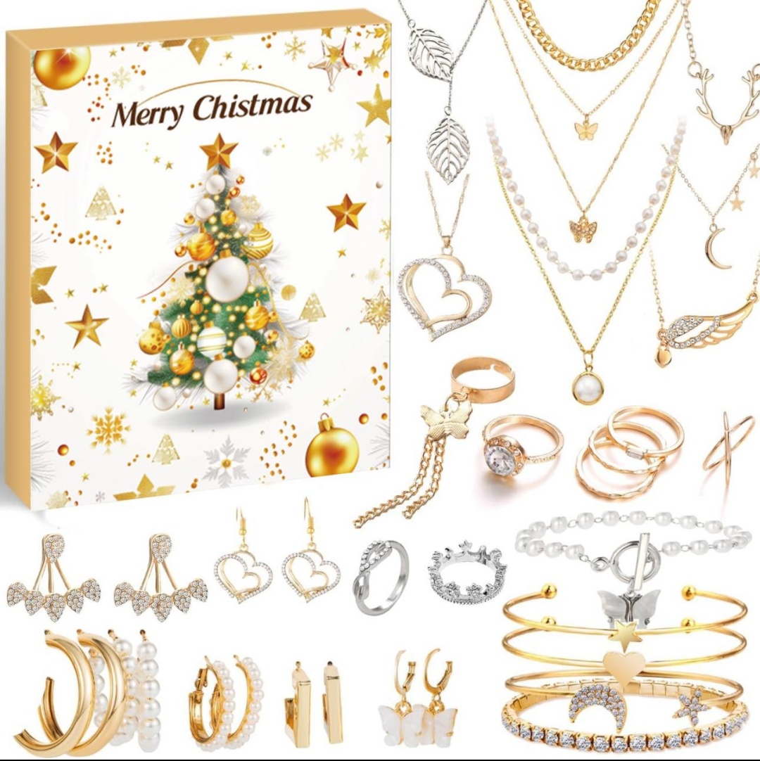 Merry Christmas адвент календарь для девочек набор украшений адвент-календарь