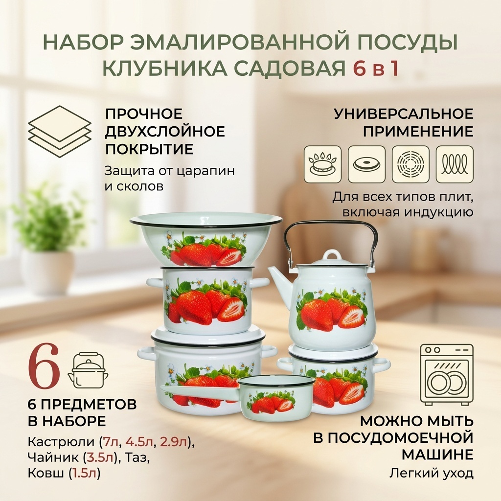 Смешанный набор Эмаль 6 в 1