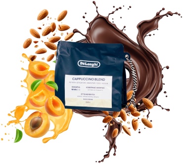 Кофе Delonghi Cappuccino Blend зерновой 250 г