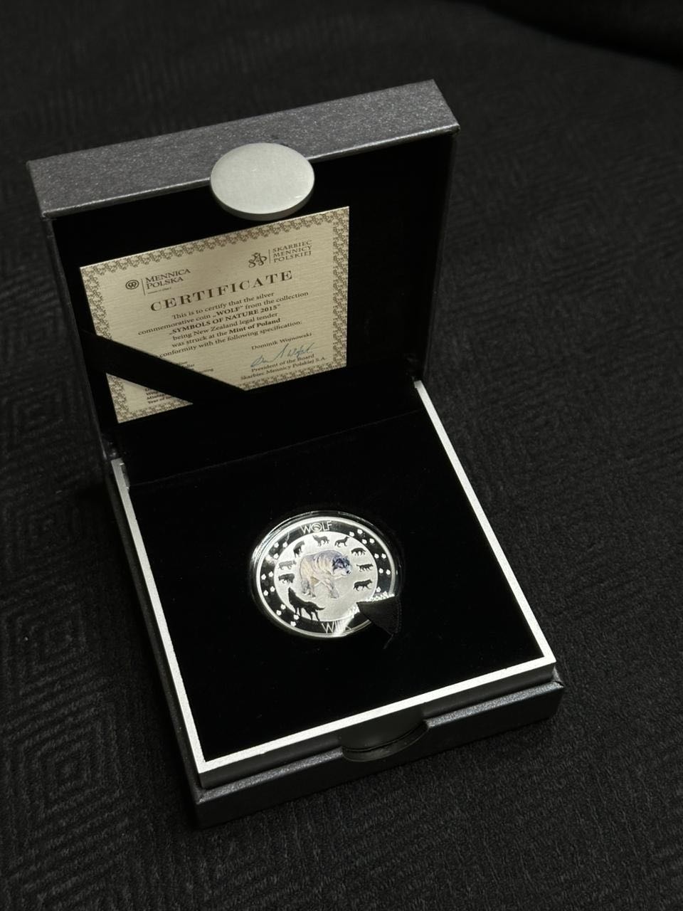 Монета 30387180_740547645 вес 10 г серебро, без вставок
