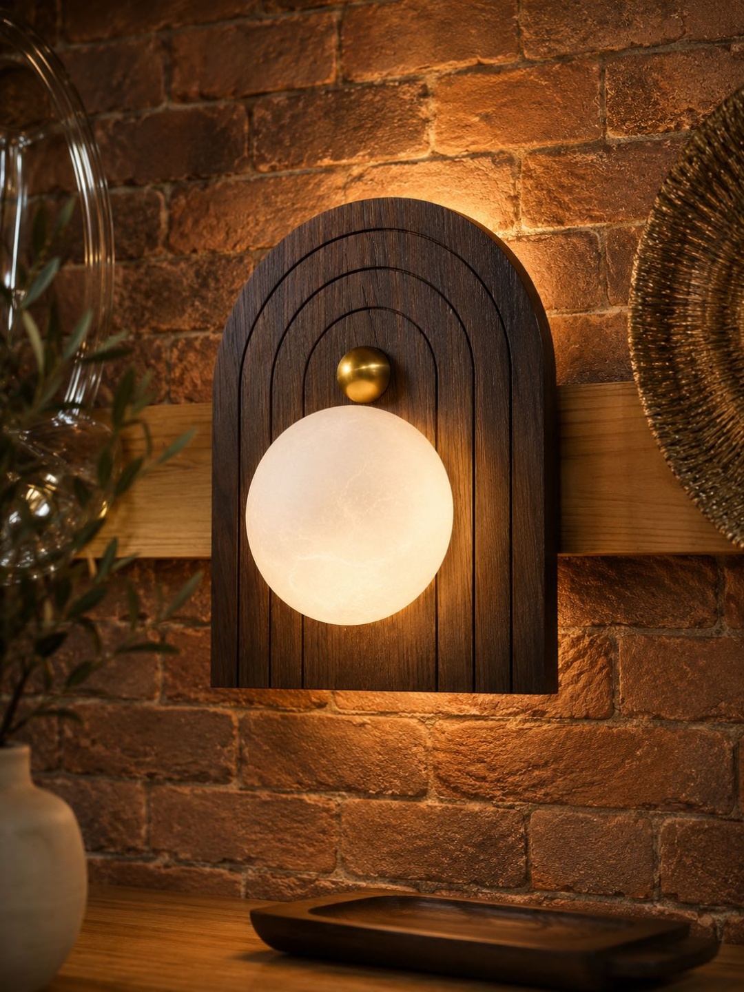 Бра настенный Werline LED, коричневый