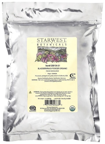 Starwest Botanicals органический порошок Bladderwrack 453.6 г