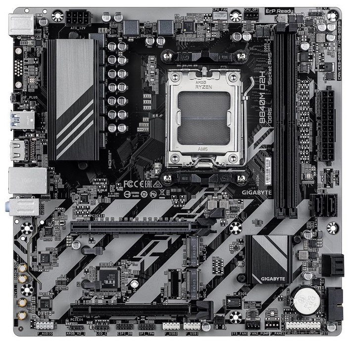 Материнская плата GIGABYTE B840M D2H