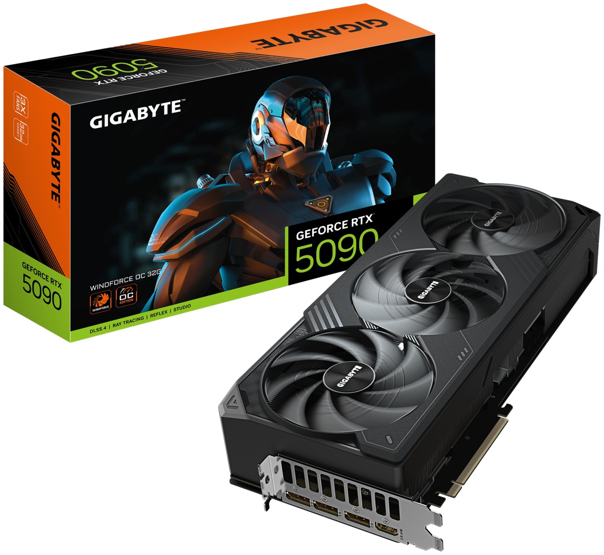 Видеокарта GIGABYTE Gigabyte RTX 5090 Windforce OC 32 Гб