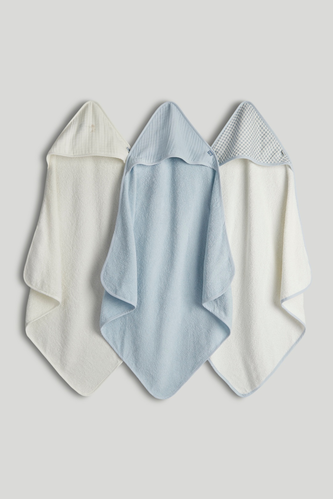 Набор полотенец Mothercare 75x75 см, хлопок, 3 шт,