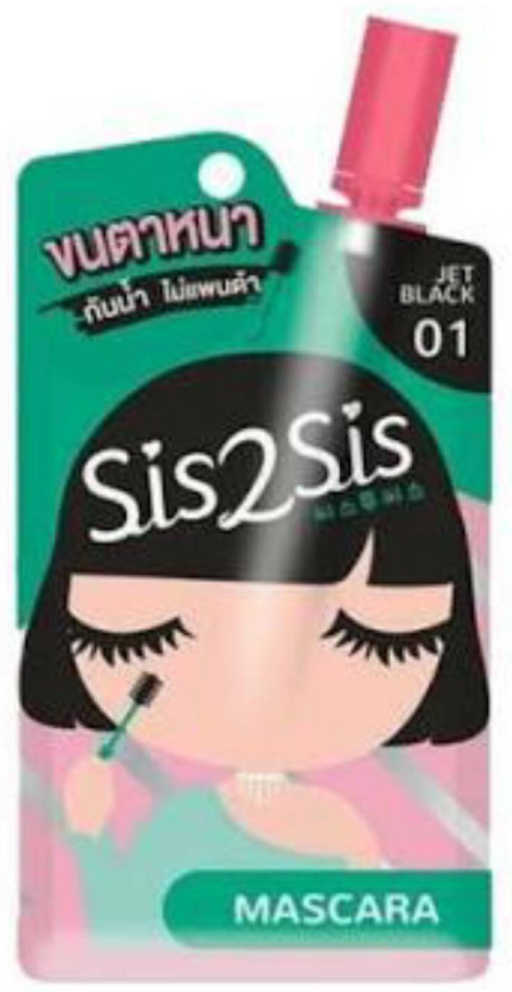 Тушь для ресниц Sis2sis Volumizing Mascara для объема, удлиняющая черный
