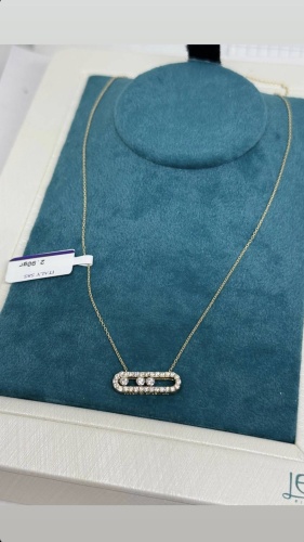 Колье Sandu gold 568876544 длина 45 см вес 2.9 г золото, фианит