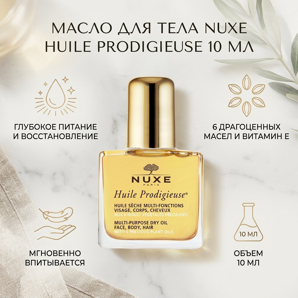 Nuxe Huile Prodigieuse масло для тела 10 мл