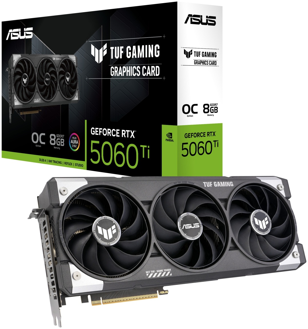 Видеокарта ASUS RTX 5060 Ti 8GB TUF Gaming OC Edition TUF-RTX5060TI-O8G-GAMING 8 Гб