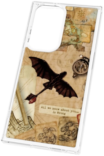 Чехол Mcover для Samsung Galaxy S23 Ultra рисунок