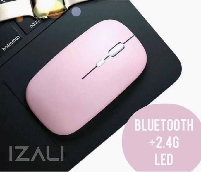Мышь IZALI Wireless mouse розовый