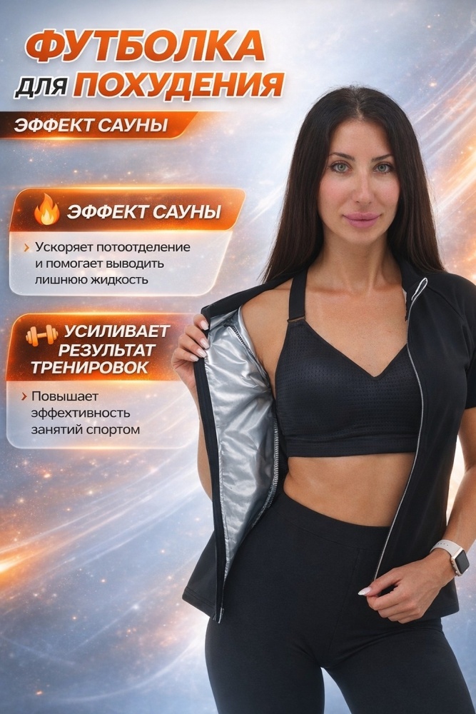 Женская футболка сауна на замке