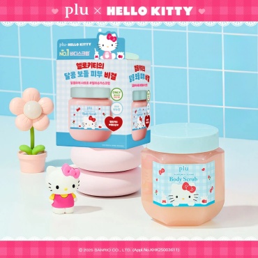 Plu скраб PLU x HELLO KITTY Perfumed Sugar Body Scrub Fleur Soap для тела 510 г