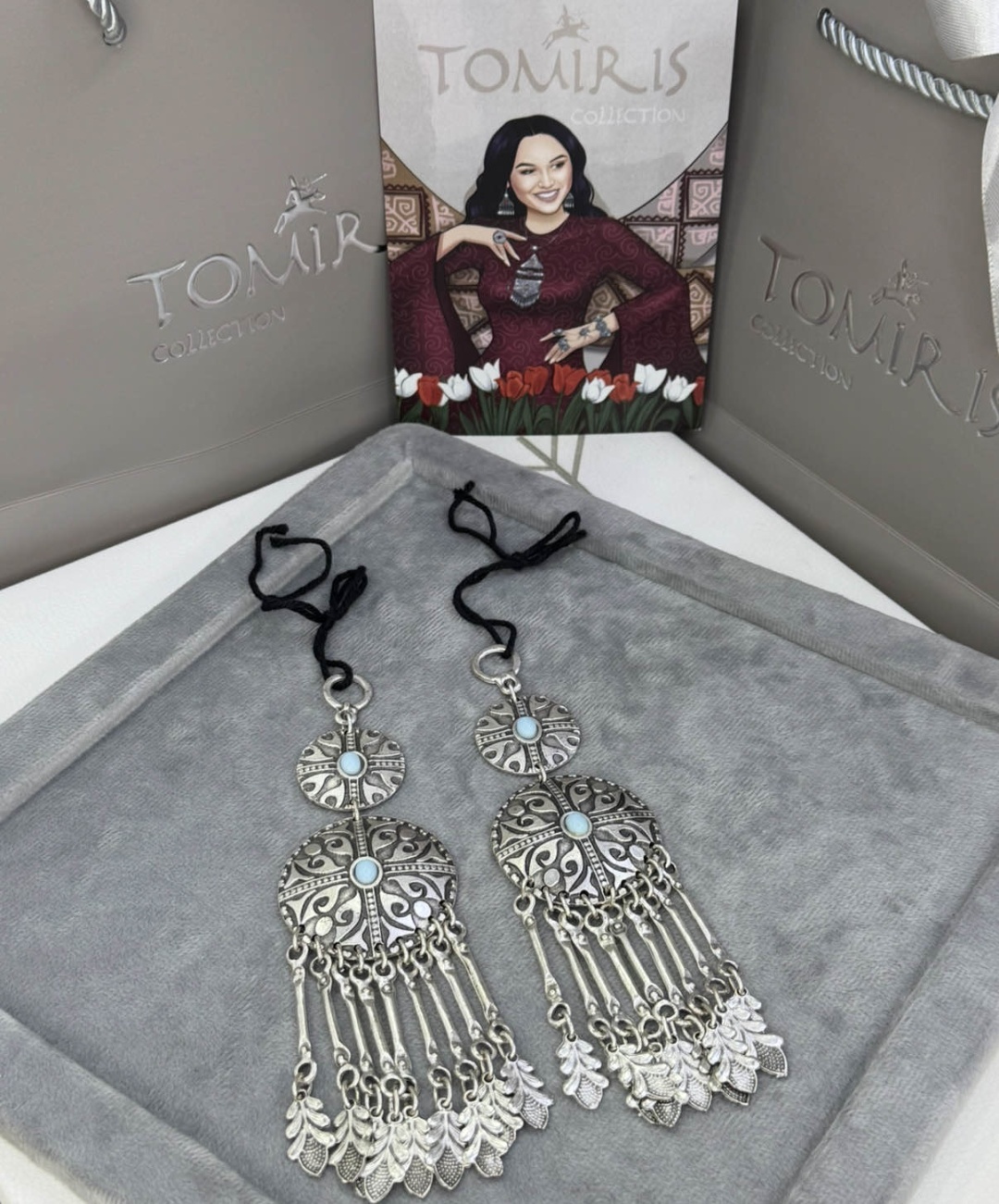 Украшение на волосы TOMIRIS COLLECTION нержавеющая сталь, без вставок