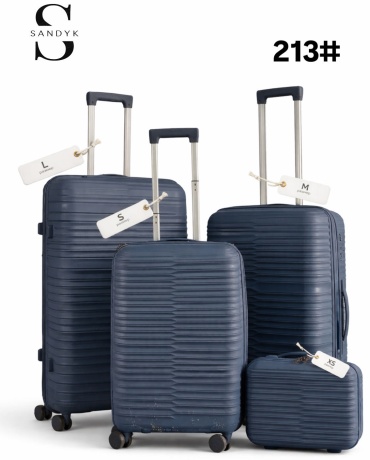 Комплект чемоданов SANDYK 213# полипропилен 220 л темно-синий