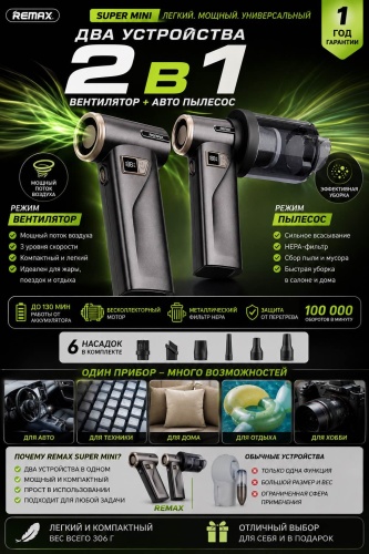 Remax RS-RF29 0.3 л серый