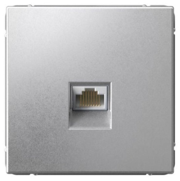 Systeme electric встраиваемая алюм, компьютерный (RJ45),