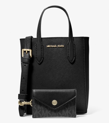 Сумка кросс-боди Michael Kors канвас черный