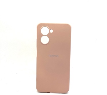 Чехол Silicon Power для Realme C33 розово-бежевый