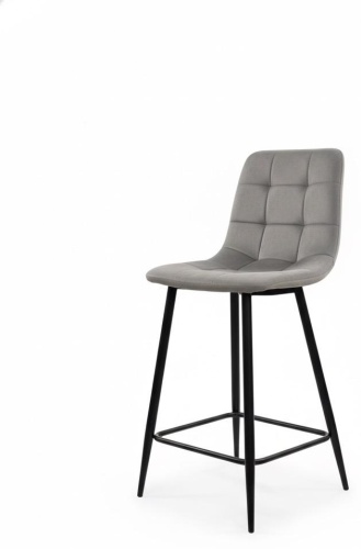Барный стул ZETA BC-11, 105x43x52 см, серый 1 шт.