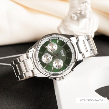 Кварцевые CASIO MTP-1375D-3AVDF нержавеющая сталь