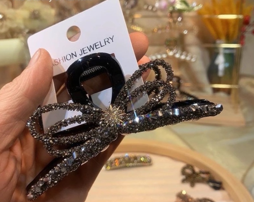 Fashion Jewelry заколка краб 1 шт, черный