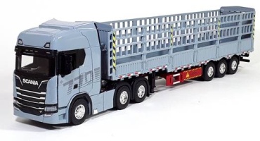 Модель Scania S770 с полуприцепом 1:50