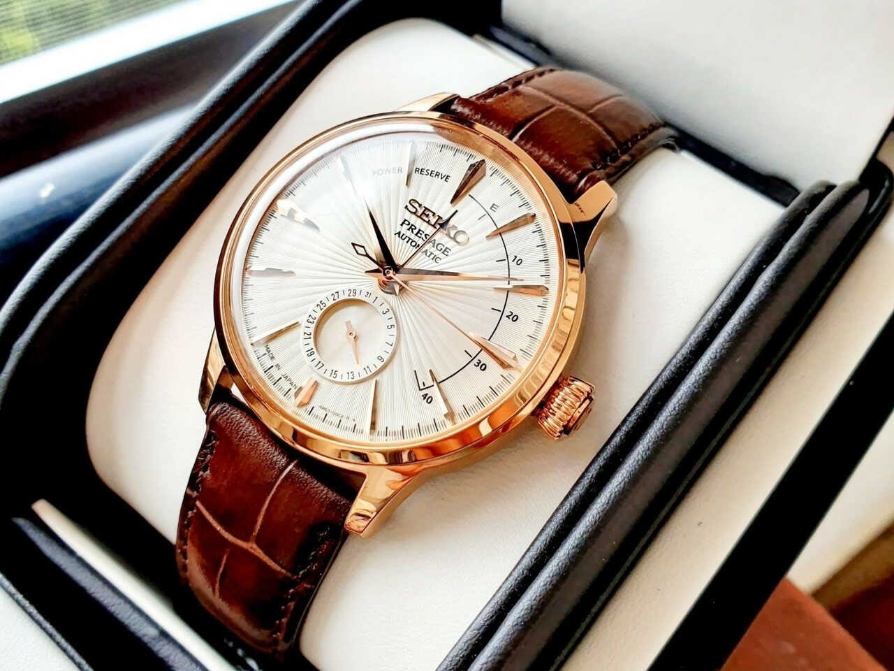 Механические Seiko Watsh Original Presage Cocktail Time нержавеющая сталь