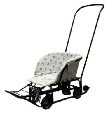 Санки Nika kids Тимка 5 белый, черный