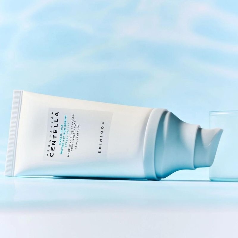 Skin1004 крем Hyalu-Cica Water-Fit Sun SPF50 для лица 50 мл, фото 9