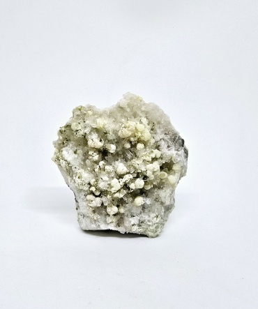 Кварц, малахит, пренит Stoneblazar 6008 зеленый, белый, бежевый 1 шт.
