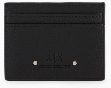 Картхолдер Armani Exchange полиуретан, полиэстер черный