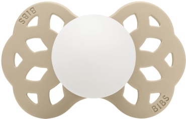 Ночная пустышка BIBS Infinity Anatomical Vanilla Glow 0+ месяцев