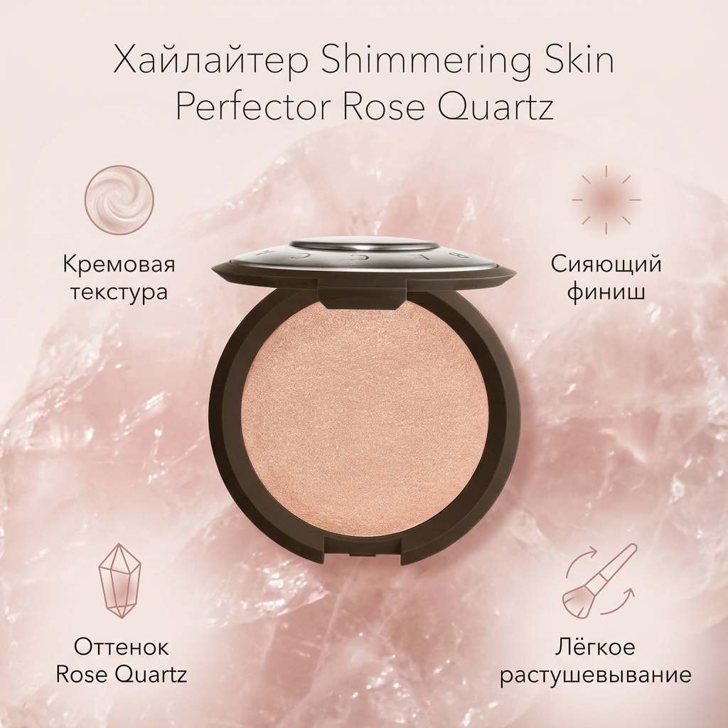 SMASHBOX Хайлайтер Shimmering Skin Perfector хайлайтер Rose Quartz
