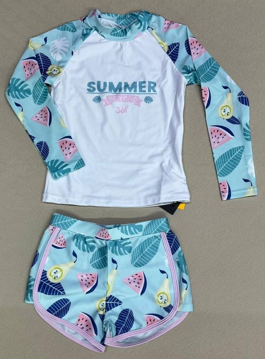 Раздельный купальник Light-swim голубой