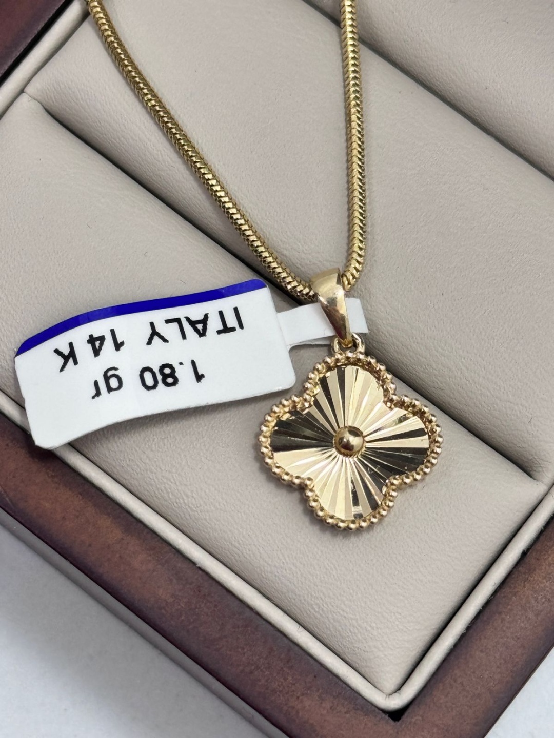 Подвеска Italy Exclusive 012522 вес 1.8 г золото, без вставок
