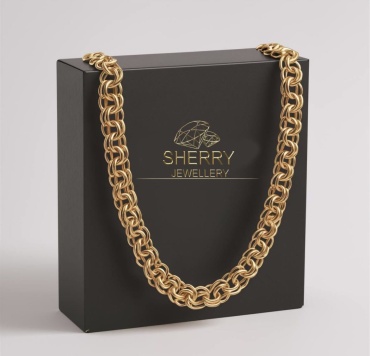 SHERRY AS118399970 длина 55 см, вес 4.59 г золото, плетение бисмарк