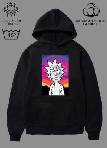 Худи Qazahi brand черный
