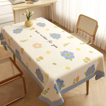 Скатерть DANL 200x140 см, ПВХ, полиэстер, 1 шт