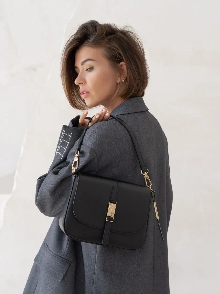 Сумка кросс-боди Tuscany Leather натуральная кожа черный