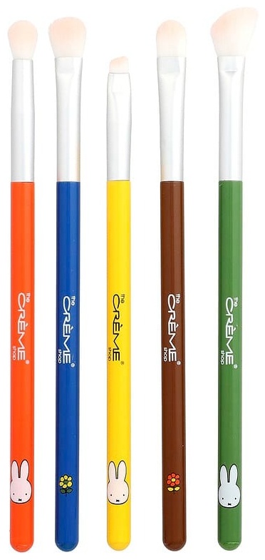 The CREME shop Everyday Essentials, набор кистей для теней и дорожная сумка, 6 шт. 6