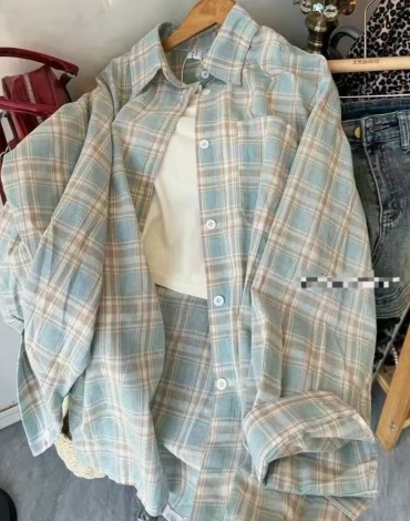 Рубашка FASHION белый, голубой