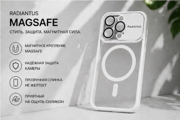Чехол 1MORE для Apple iPhone 16 Pro Max белый