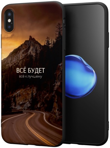 Чехол Mcover для Apple iPhone Xs Max рисунок