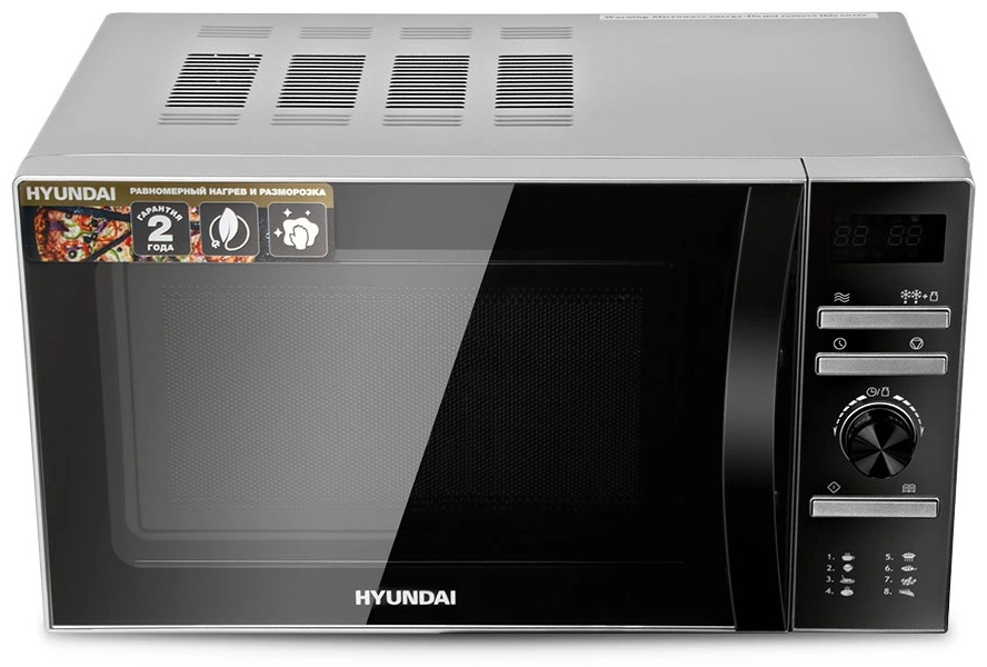 Микроволновая печь Hyundai HYM-D3026 черный, стальной