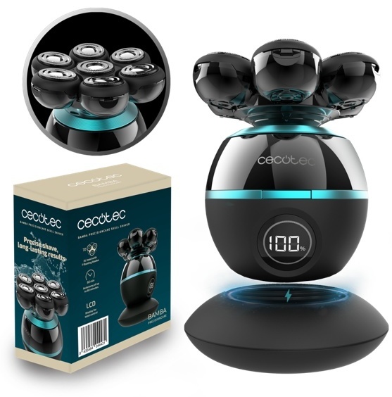Электробритва Cecotec PrecisionCare Skull Shaver сеточная