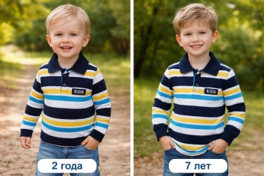 Рубашка тенниска синий, белый