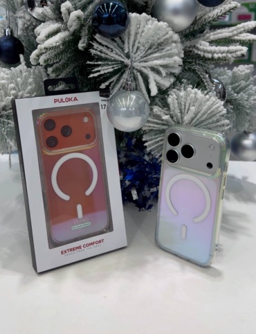Чехол PULOKA для Apple iPhone 17 Pro Max прозрачный