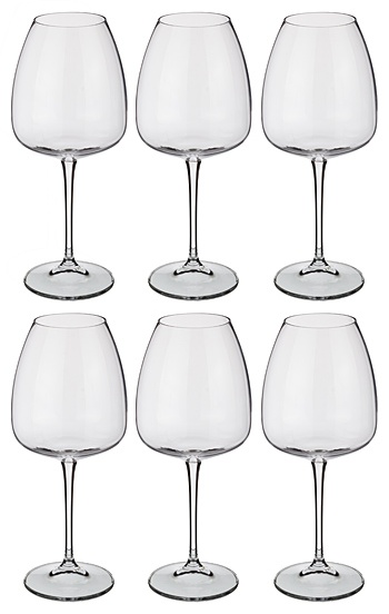 Набор бокалов Bohemia Crystal 610 мл, стекло, 6 шт